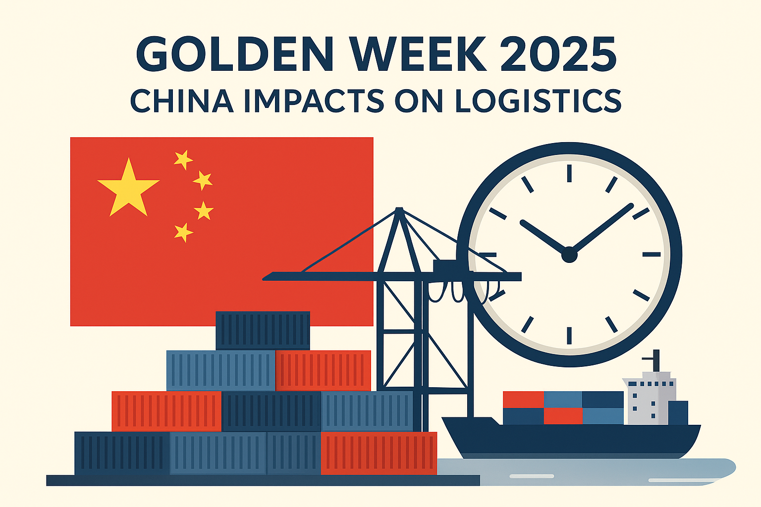 Golden Week 2025 China: impactos na logística global