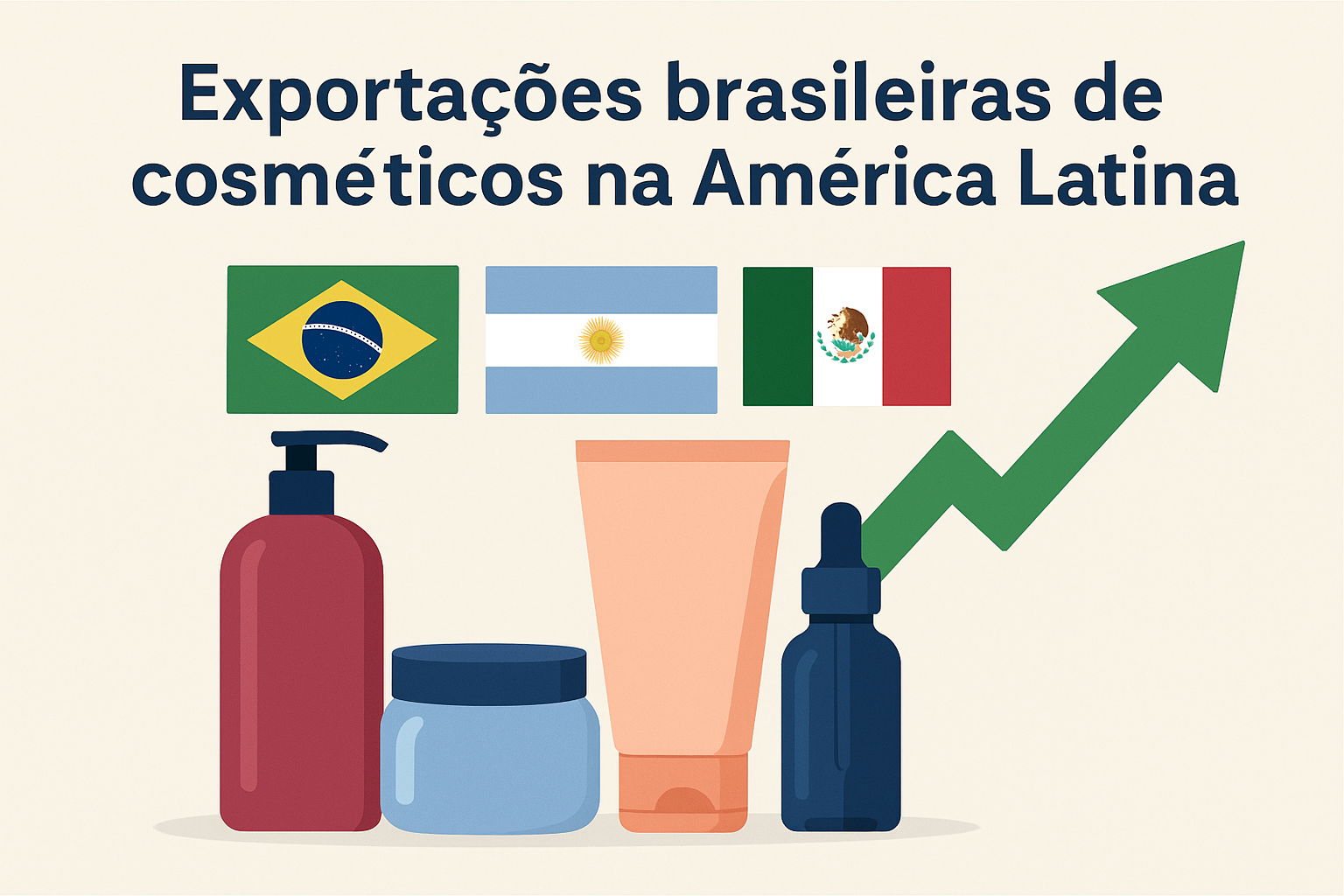 Acordo impulsiona exportações brasileiras de cosméticos