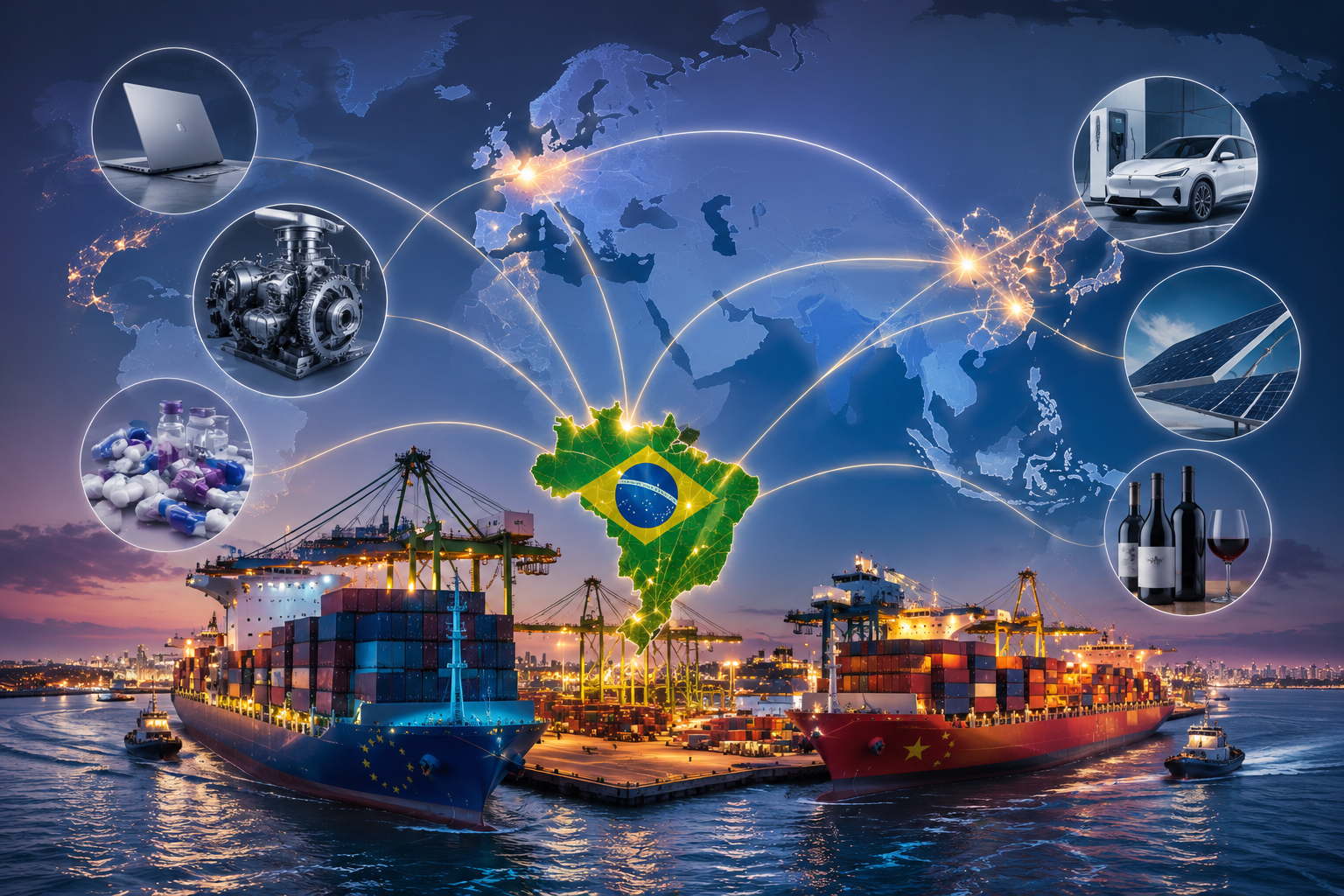 Brasil Importa: Europa e Ásia no Foco